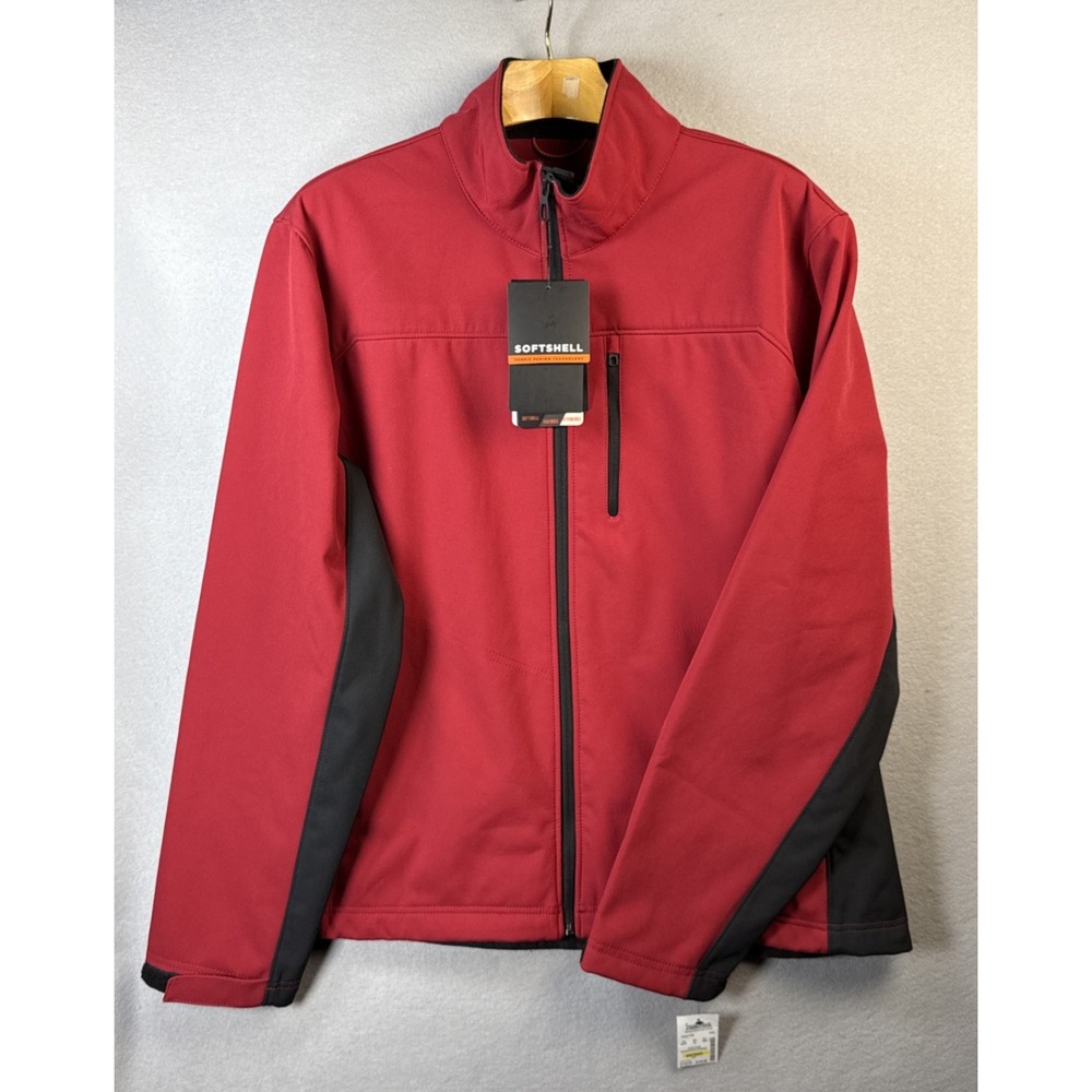 NWT Hawke & Co Softshell Jacket Mens XXL Red Performance Dynamic Sport Fiber 2XL